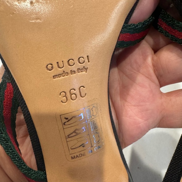 Authentic Gucci Pointed Kitten Heels with box - Picture 8 of 11